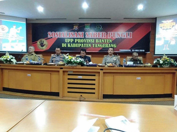 KEGIATAN SOSILISASI SABER PUNGLI DI KABUPATEN TANGERANG