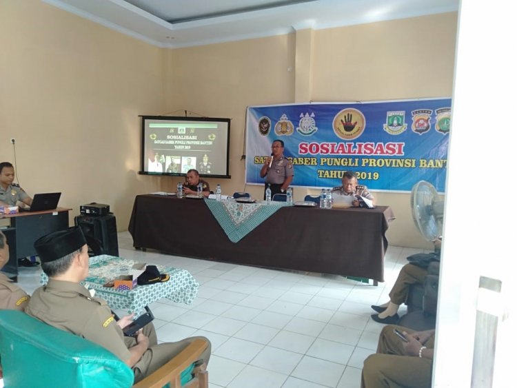 KEGIATAN SOSILISASI SABER PUNGLI DI KOTA SERANG