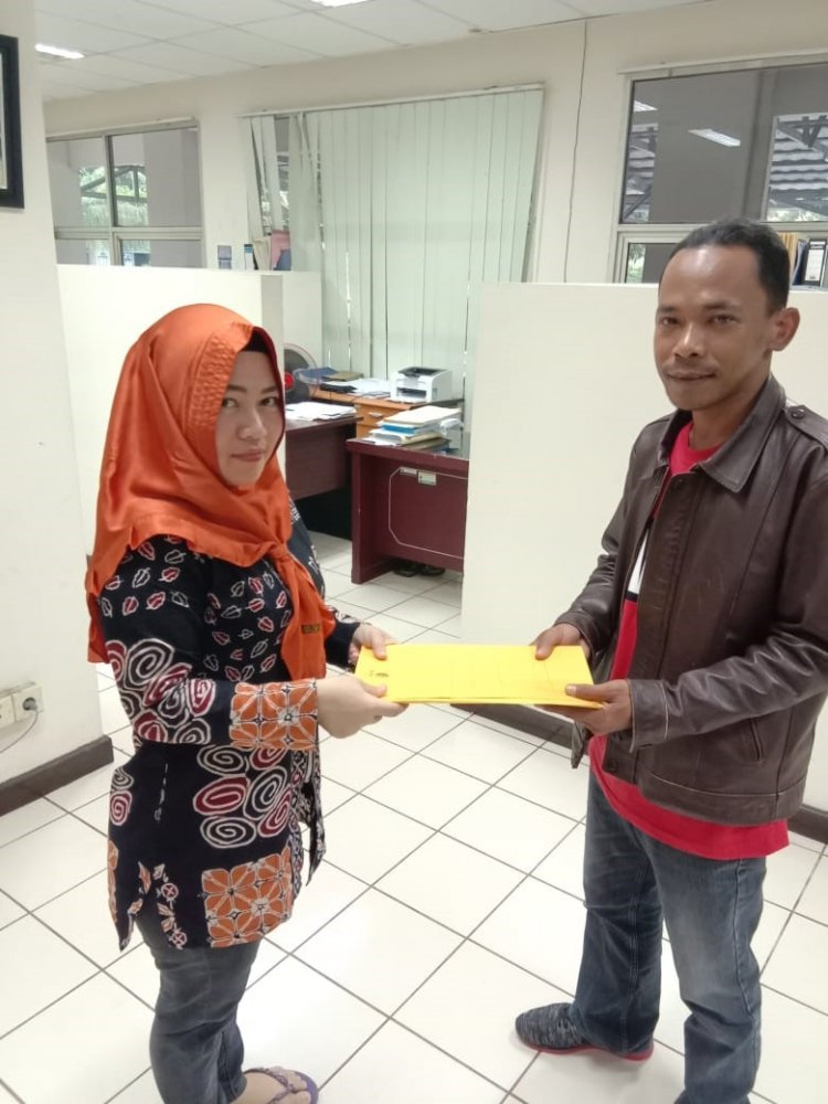 Serah terima Laporan matrik LPPD Kab pandeglang kepada Timda Inspektorat