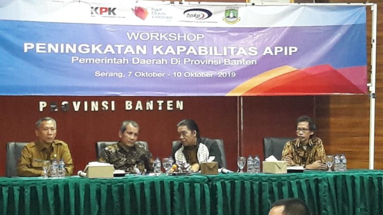 Workshop PK-APIP - KPK & BPKP Pwk Banten