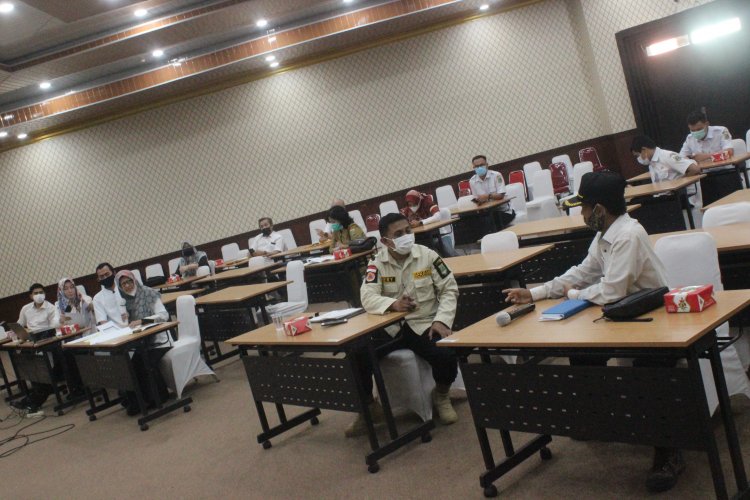 RAPAT PEMANTAUAN TINDAK LAJUT HASIL PEMERIKSAAN INSPEKTORAT PROVINSI BANTEN S.D TAHUN 2021