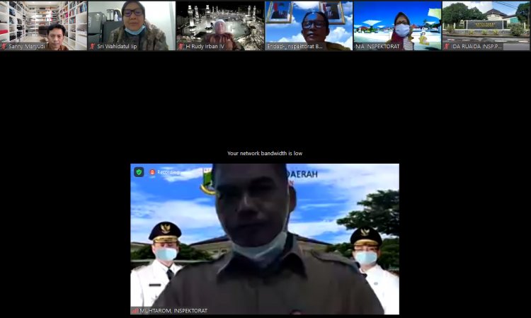 Agenda Zoom Meeting Inspektorat