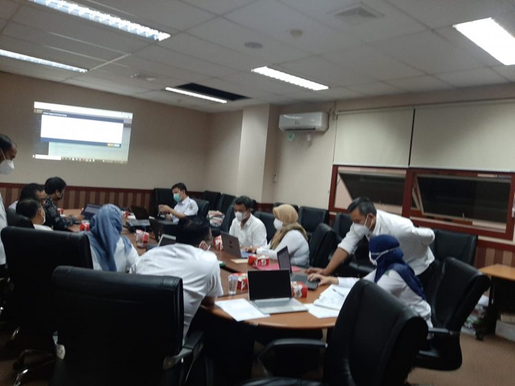 Fasilitasi Kerjasama BPKP dan APIP dengan OPD dalam Kegiatan Evaluasi Penyerapan Anggaran dan PBJ Daerah Triwulan III Tahun 2021