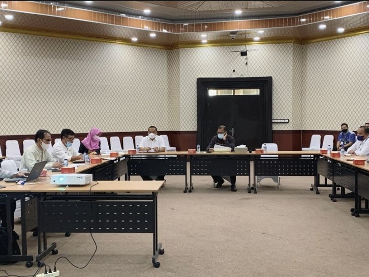 Rapat Evaluasi Progres Capaian Indikator MCP Korsupgah Provinsi Banten Tahun 2021