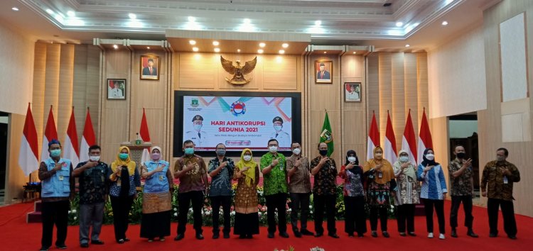 PERINGATAN HARI ANTI KORUPSI SEDUNIA TAHUN 2021, SETIAP TANGGAL 9 DESEMBER "Satu Padu Bangun Budaya Anti Korupsi"