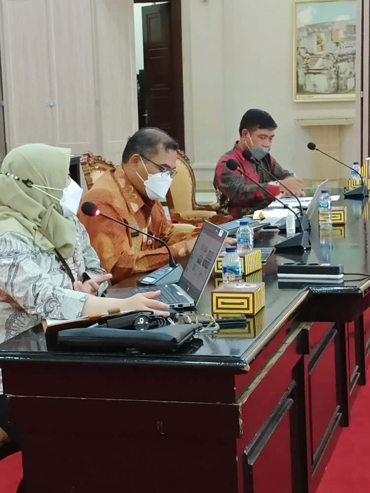 Acara audensi tim KPK dengan KAD di Pendopo