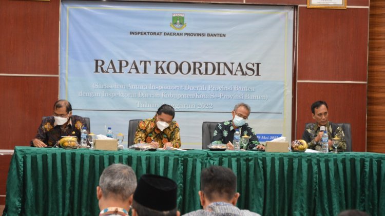 Rapat Koordinasi (Sarasehan Antara Inspektorat Daerah Provinsi Banten dengan Inspektorat Daerah Kabupaten/Kota Se-Provinsi Banten)