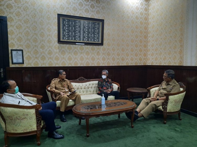 Koordinasi Kepala Perwakilan BPKP Banten bersama Inspektorat Daerah Provinsi Banten dengan Pj. Sekda Provinsi Banten