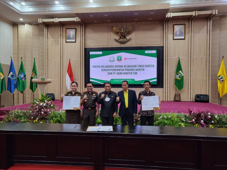 Sinergi Kolaborasi antara Kejaksaan Tinggi Banten dengan Pemerintah Provinsi Banten dan PT.Bank Banten Tbk