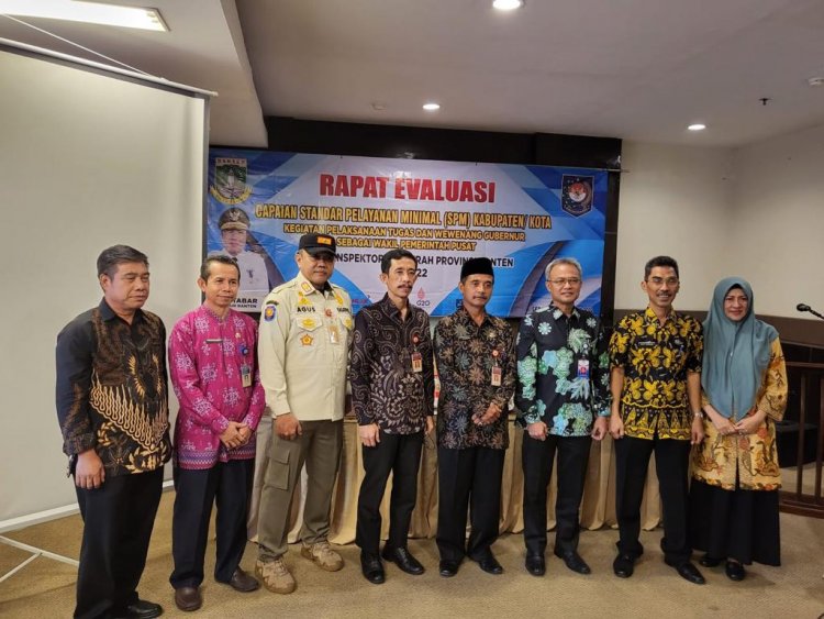 Rapat Evaluasi Capaian  SPM Kabupaten/Kota