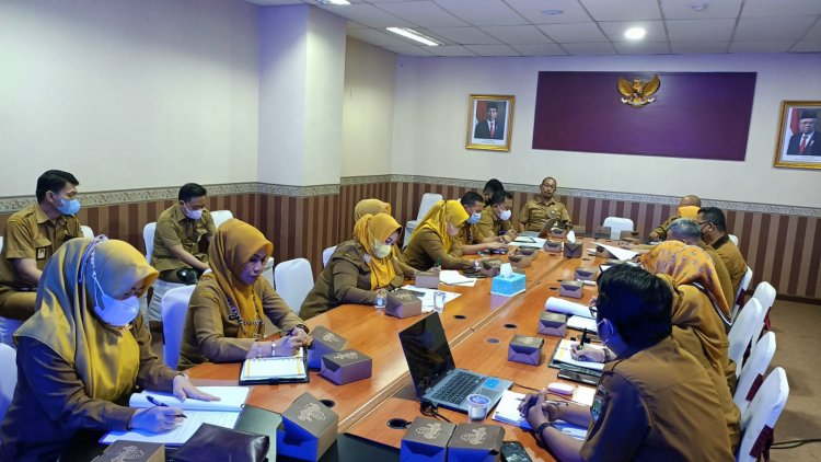 Rapat Persiapan Pelaksanaan Monitoring Penerimaan Peserta Didik Baru (PPDB) SMAN dan SMKN Tahun 2022