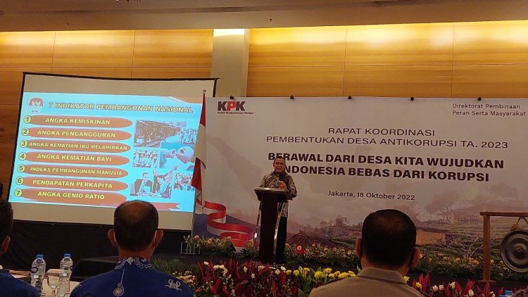 Rapat Koordinasi Pembentukan Desa Antikorupsi TA. 2023