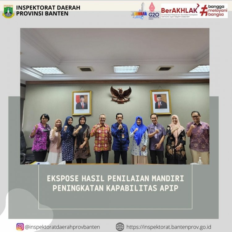 Ekspose Hasil Penilaian Mandiri Peningkatan Kapabilitas APIP