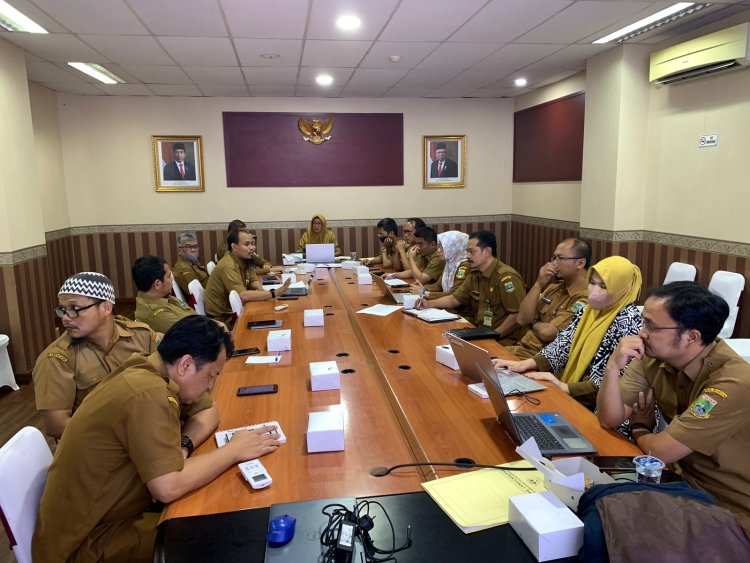 Rapat pembahasan Program Kerja Pengawasan Tahunan (PKPT) Inspektorat Daerah Provinsi Banten Tahun 2023