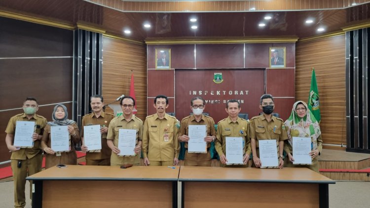 Perjanjian Kinerja Tahun 2023 di lingkungan Inspektorat Daerah Provinsi Banten