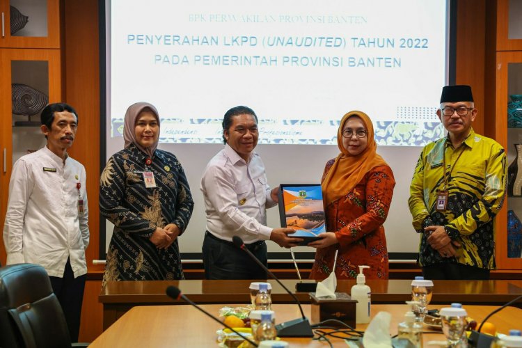 Penyerahan LKPD (Unaudited) Tahun 2022 pada Pemerintahan Provinsi Banten