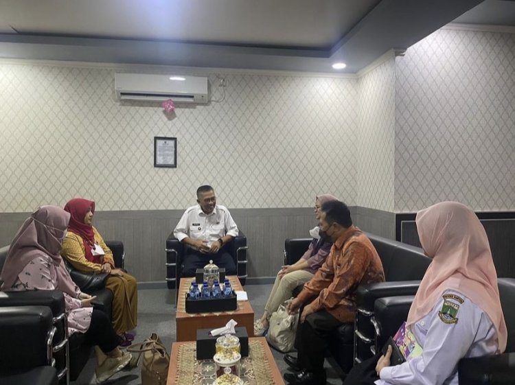 Kunjungan tamu dari Perwakilan Badan Pengawasan Kaeuangan dan Pembangunan (BPKP) Perwakilan Provinsi Banten.