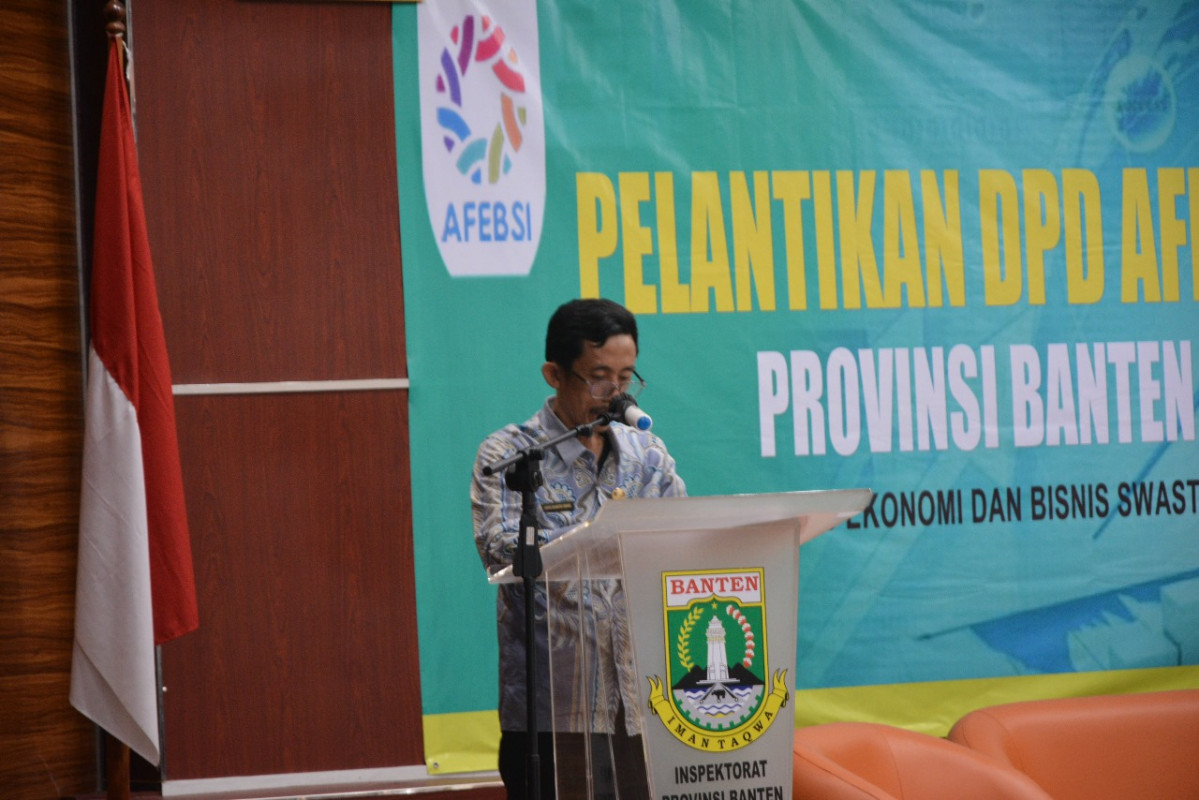 Pelantikan Pengurus Dewan Pengurus Daerah Aliansi Fakultas Ekonomi dan Bisnis Swasta Indonesia (AFEBSI) Provinsi Banten Periode 2024-2029