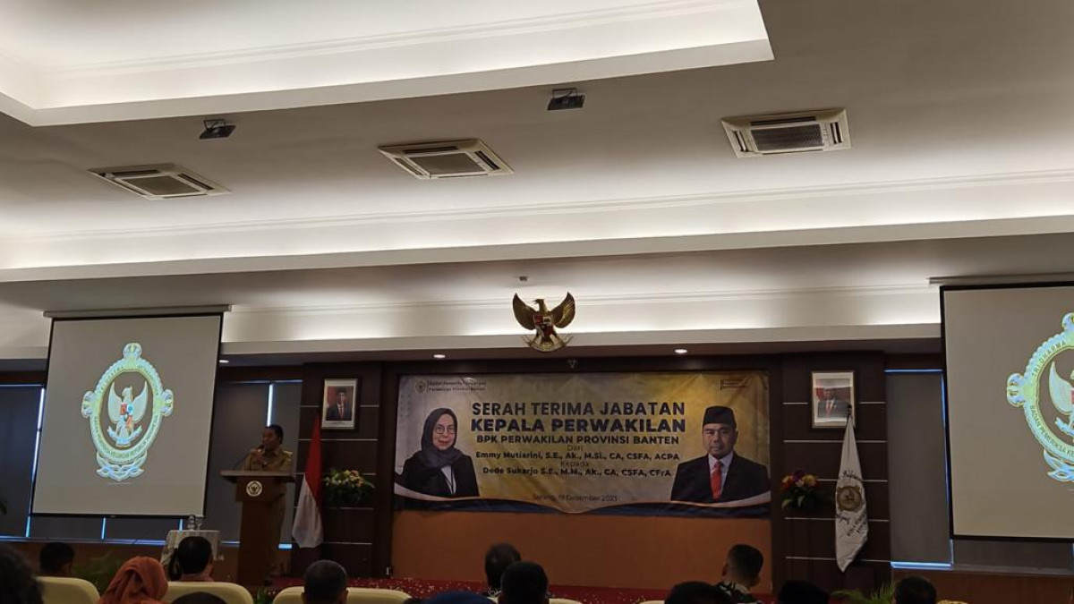 Serah Terima Jabatan Kepala Perwakilan BPK Perwakilan Provinsi Banten