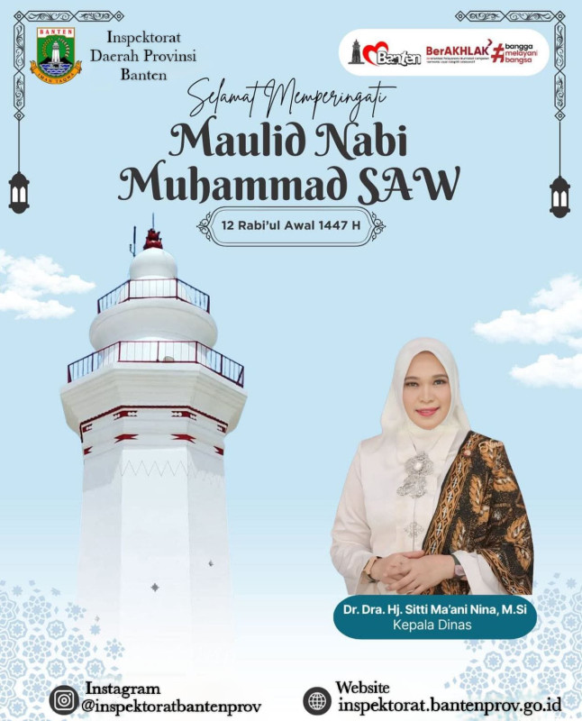 Selamat Memperingati Maulid Nabi Muhammad SAW 12 Rabiul Awal 1447 H