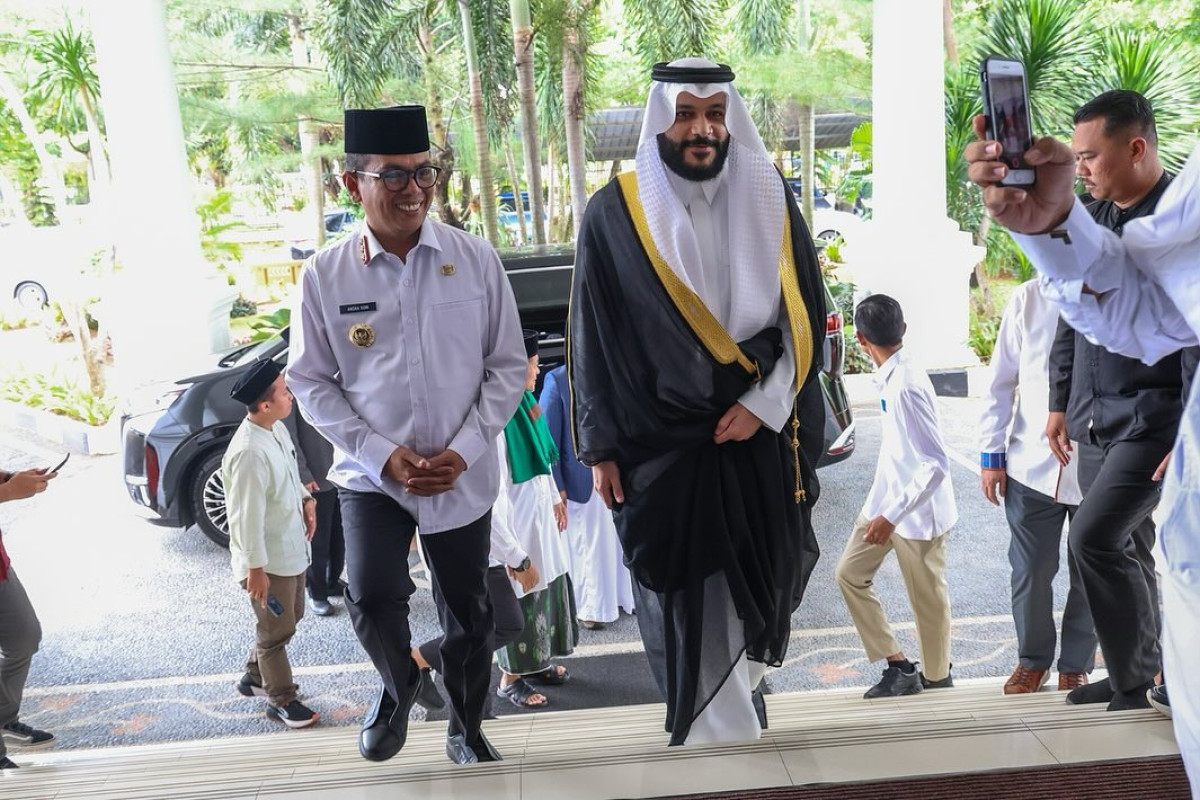 Gubernur Banten Andra Soni Sambut Imam Besar Masjidil Haram Syekh Abdurrahman Al Ausy