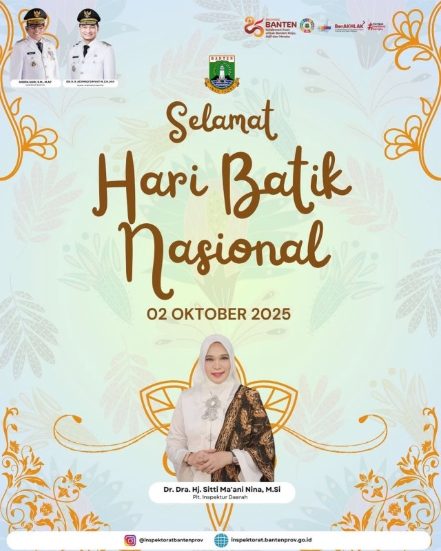 Selamat Hari Batik Nasional 2 Oktober 2025 🎉
