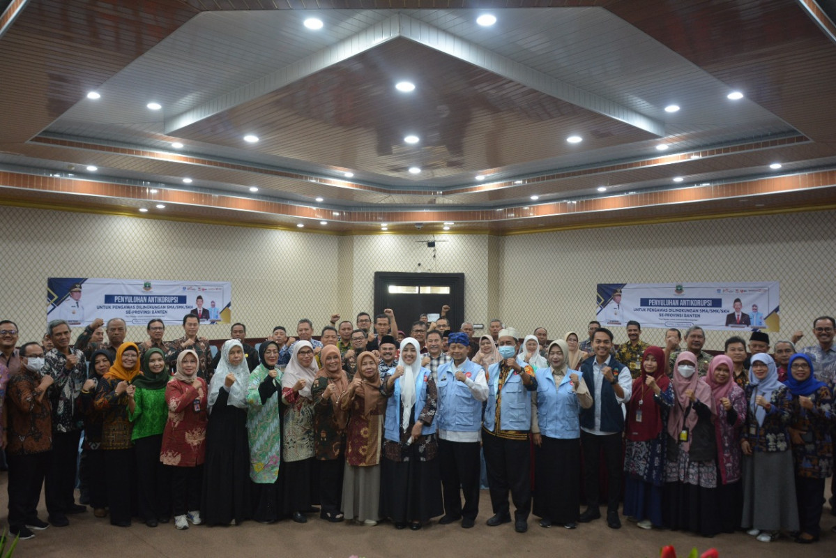 Penyuluhan Anti Korupsi untuk Pengawas di Lingkungan SMA/ SMK/ SKH se-Provinsi Banten
