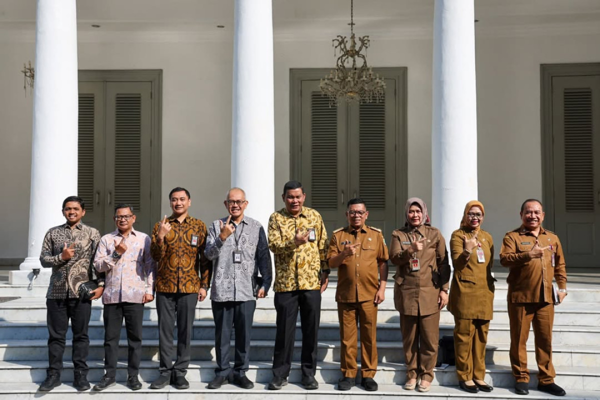 Kunjungan Kepala BPK Perwakilan Provinsi Banten Firman Nurcahyadi bersama rombongan