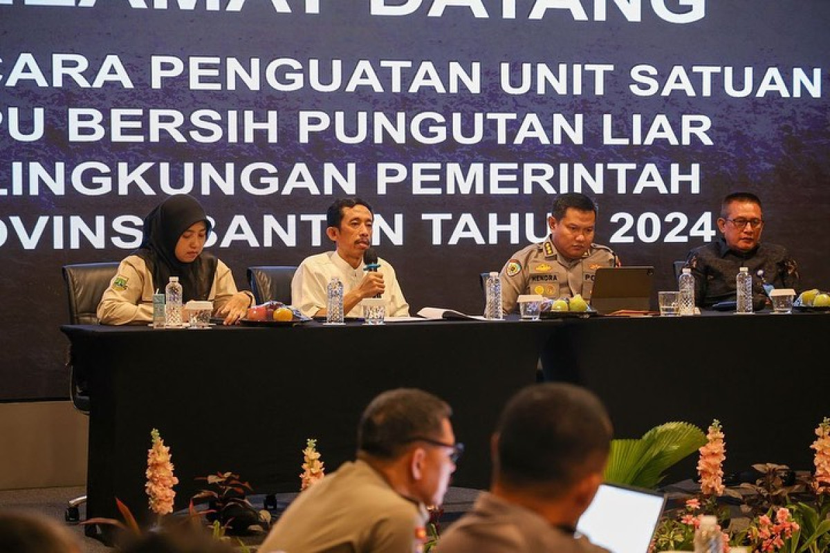 Penguatan Unit Satuan Sapu Bersih Pungutan Liar Tingkat Provinsi Banten