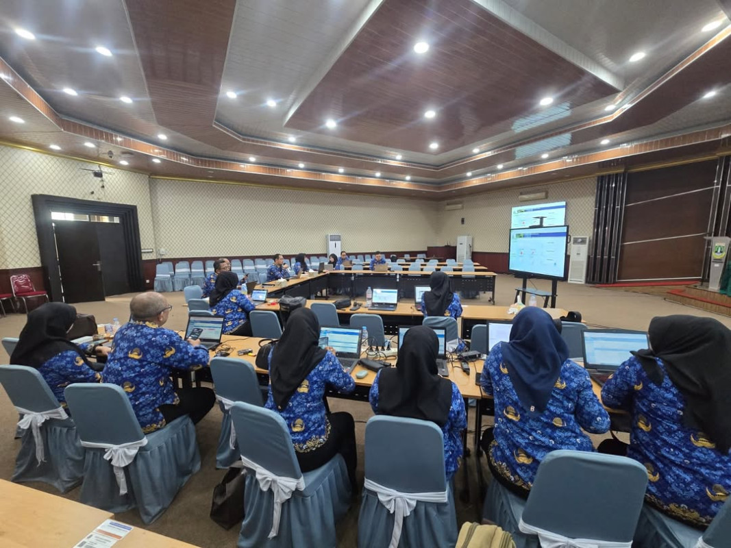 Auditor PPUPD Melaksanakan Kegiatan Penginputan Hasil Evaluasi AKIP Tahun 2025 kedalam Aplikasi SIMAKIP