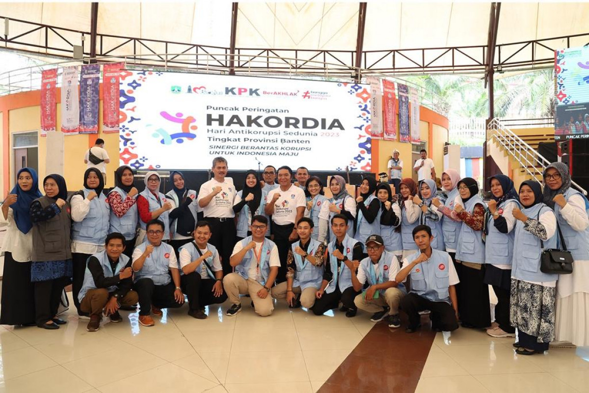 Puncak Peringatan Hari AntiKorupsi Sedunia 2023 (HAKORDIA) Tingkat Provinsi Banten "Sinergi Berantas Korupsi Untuk Indonesia Maju"