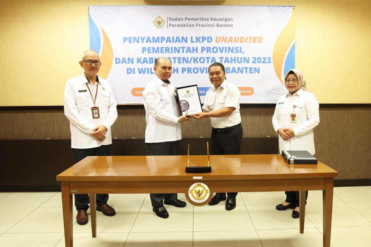 Penyampaian LKPD Unaudited Pemerintah Provinsi, Dan Kabupaten/Kota Tahun 2024 di Wilayah Provinsi Banten