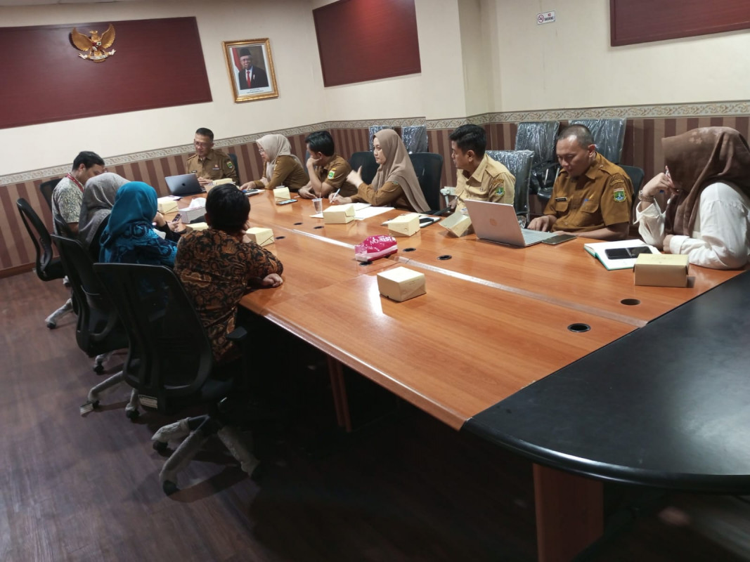 pembahasan Exit Meeting Pemeriksaan Kinerja atas Upaya Pemerintah Daerah dalam Penyelenggaraan Kawasan Ekonomi Khusus (KEK) Tanjung Lesung Tahun 2020 s.d Semester I Tahun 2023 pada Pemerintah Provinsi Banten